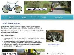 Sites similar to worldcycleways.com
