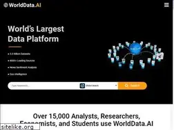Sites similar to worlddata.ai