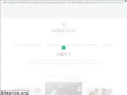 Sites similar to worldelse.com