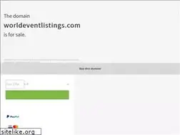 Sites similar to worldeventlistings.com