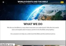 Sites similar to worldeventsandthebible.com