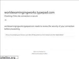 Sites similar to worldexamingingworks.typepad.com