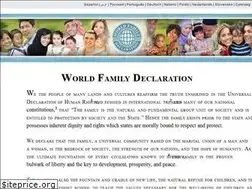 Sites similar to worldfamilydeclaration.org