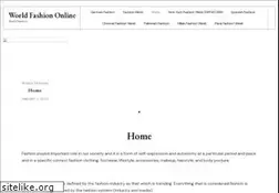 Sites similar to worldfashiononline.com
