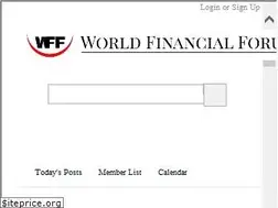 Sites similar to worldfinancialforum.com
