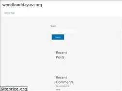 Sites similar to worldfooddayusa.org