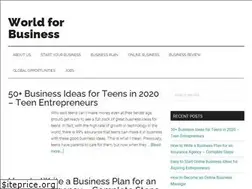Sites similar to worldforbusiness.com