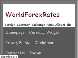 Sites similar to worldforexrates.com
