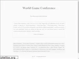 Sites similar to worldgamingconference.com