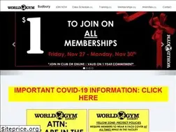 Sites similar to worldgymsudbury.com