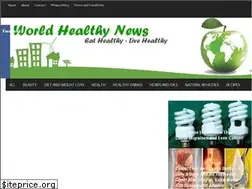 Sites similar to worldhealthynews.com