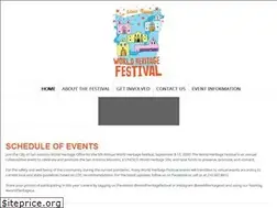 Sites similar to worldheritagefestival.org