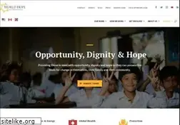 Sites similar to worldhope.org