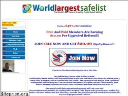 Sites similar to worldlargestsafelist.com