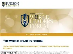 Sites similar to worldleadersforum.info