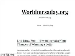 Sites similar to worldmrsaday.org