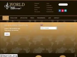 Sites similar to worldmusiccompetition.com