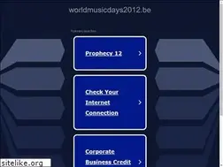 Sites similar to worldmusicdays2012.be