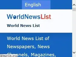Sites similar to worldnewslist.com