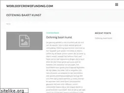 Sites similar to worldofcrowdfunding.com