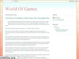 Sites similar to worldofgamesz.blogspot.com