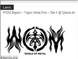 Sites similar to worldofmetalmag.com
