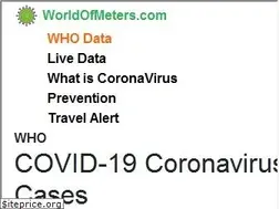 Sites similar to worldofmeters.com