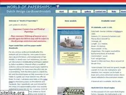Sites similar to worldofpaperships.nl