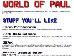 Sites similar to worldofpaul.com