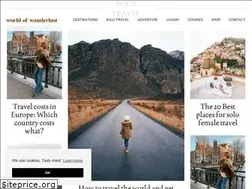Sites similar to worldofwanderlust.com