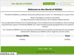 Sites similar to worldofwows.com