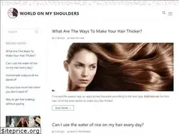 Sites similar to worldonmyshoulders.org