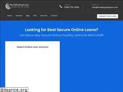 Sites similar to worldpaydayloan.com