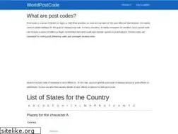 Sites similar to worldpostcode.com
