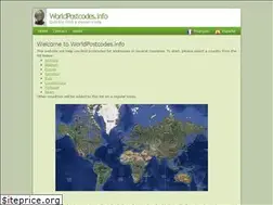 Sites similar to worldpostcodes.info