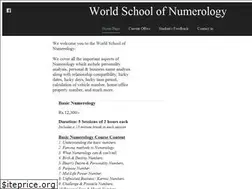 Sites similar to worldschoolofnumerology.com