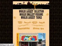 Sites similar to worldslargestthings.com