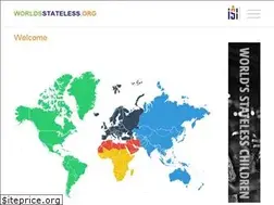 Sites similar to worldsstateless.org