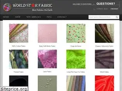 Sites similar to worldstarfabric.com