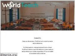 Sites similar to worldteach.org