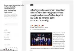 Sites similar to worldtimeline.info