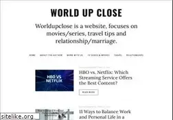 Sites similar to worldupclose.in