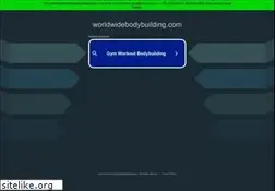 Sites similar to worldwidebodybuilding.com