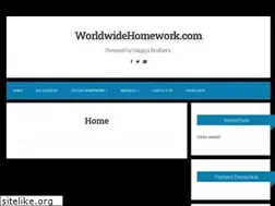Sites similar to worldwidehomework.com
