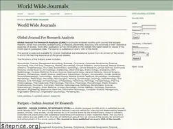 Sites similar to worldwidejournals.info