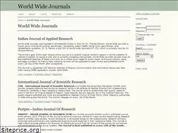 Sites similar to worldwidejournals.org