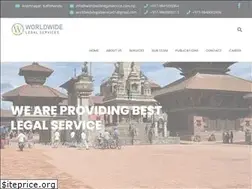 Sites similar to worldwidelegalservice.com.np