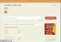 Sites similar to worldwidetopsite.link