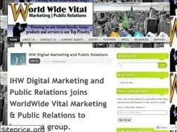 Sites similar to worldwidevitalpr.wordpress.com