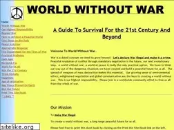 Sites similar to worldwithoutwar.com